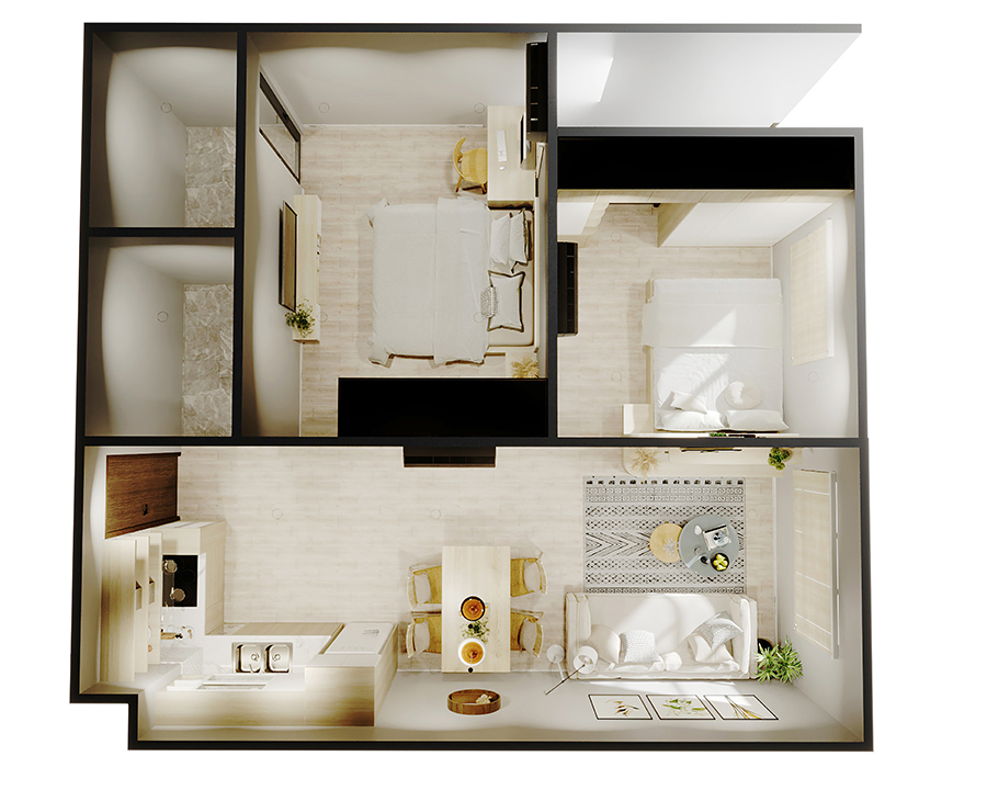 Thiết Kế Nội Thất Chung Cư Maple Nha Trang