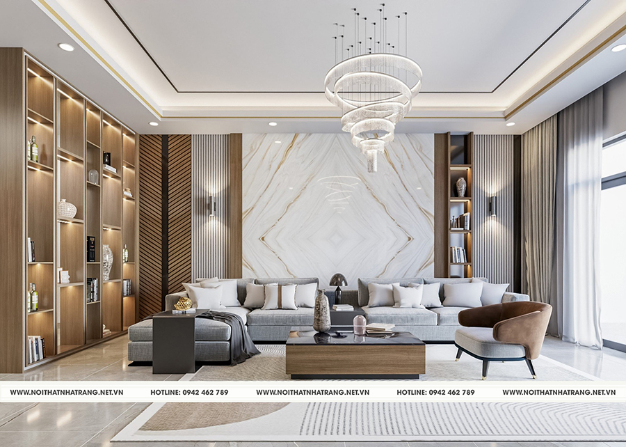 Thiết Kế Nội Thất Nhà Phố Anh Trung Phước Hải Nha Trang